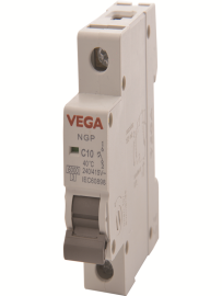 חצי אוטומט 6KA אופיין VEGA C -זרם וקוטביות לבחירה