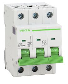 חצי אוטומט VEGA 3P 10KA - לבחירה