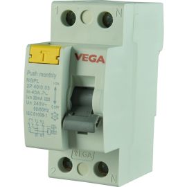 ממסר פחת 2X40A 30MA דגם VEGA A