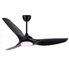 מאוורר תקרה 52" שחור ALBATROS לד מתחלף