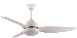 ניוטון מאוורר תקרה באסט 50" לבן+לד 20W מתחלף IP44 +שלט