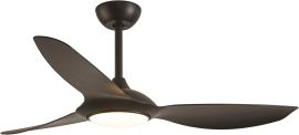 ניוטון מאוורר תקרה טוי 52" שחור+לד 24W מתחלף+עמעום