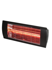תנור חימום מוגן מים ואבק IP65 2000w מעוצב אפור כהה