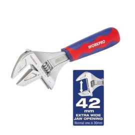 מפתח שוודי+צינורות רחב "8 (200מ"מ) WP272014WE WORKPRO