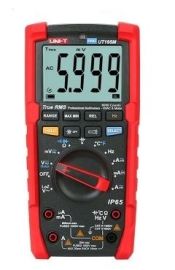 רב מודד פרו+קבלים+תדר+טמפ+UNI-T IP65 +TRMS+LOZ