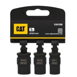 סט בוקסות "3/8 (8 מ"מ,10 מ"מ, 13 מ"מ) CAT