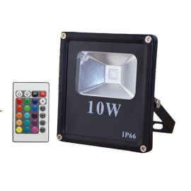 פנס הצפה לד VEGA שחור RGB 10W