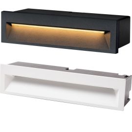 שקוע חומה דק 10W 28X7 ATAR - צבע גוף וגוון אור לבחירה