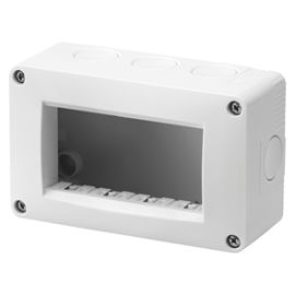 קופסא אפורה עה"ט 4 מודול IP-40 (מתאים לסדרת קורוס)