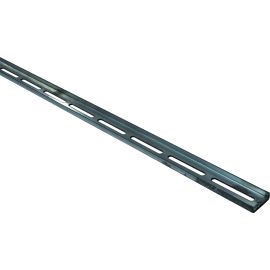 פרופיל מגלוון 40X12X2 U   מנוקב צד 1 חריץ רחב 10X80