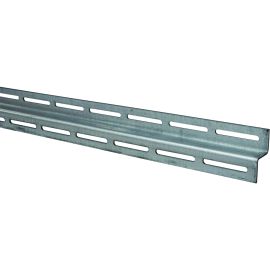 פרופיל מגלוון 40X40X40X3 Z מנוקב 2 צדדים חריץ רחב 10X80
