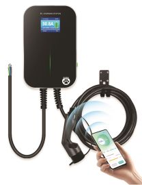 עמדת טעינה ביתית לרכב חשמלי דגם 22 KW APP+פחת AC/DC