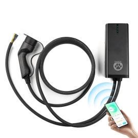 עמדת טעינה ביתית צרה לרכב חשמלי דגם 22 KW APP+פחת AC/DC
