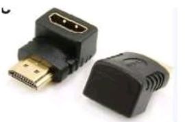 מתאם זווית HDMI זכר HDMI זכר