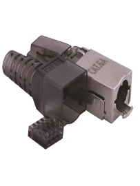 תקע רשת מחשב ללא כלים RJ45 CAT-6A/7 מסוכך