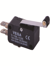 מיקרוסוויץ 250V 15A+גלגלת ארוכה