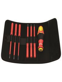 סט מברגים מתחלף מבודד 1000V בנרתיק WERA - לבחירה