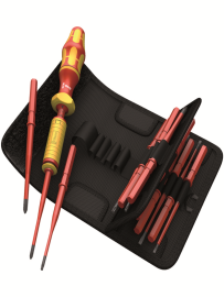 סט מתחלף 15יח+ידית מומנט 1.2-3.0NM להב דק 1000V בנרתיק WERA