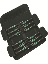 סט 12 מברגי אלקטרוניקה TORX,שטוח,פיליפס,אלן WERA