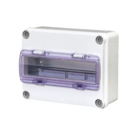 קופסא IP65 D-21H עם חלון ל-12 חצי אוטומט