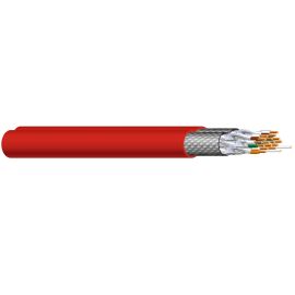 כבל מחשב אדום CAT7 כפול (2(4X2X23  בתוף