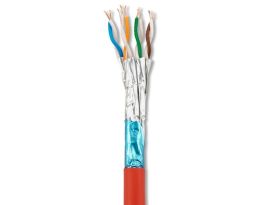 כבל מחשב אדום CAT7 בודד 4X2X23  בחבילות