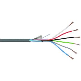 כבל אלקטרוניקה AWG 3X(2X22) 6005 אפור כז"מ - תוף 500מ'